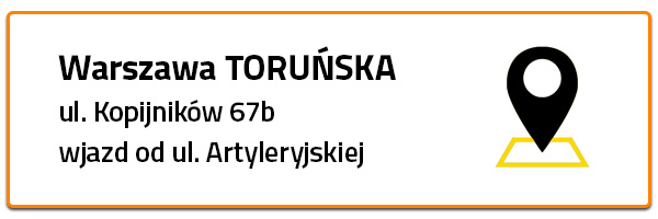 sklep TOSIA.pl Warszawa Trasa Toruńska równolegle do Trasy Toruńskiej, wjaz od ul. Artyleryjskiej