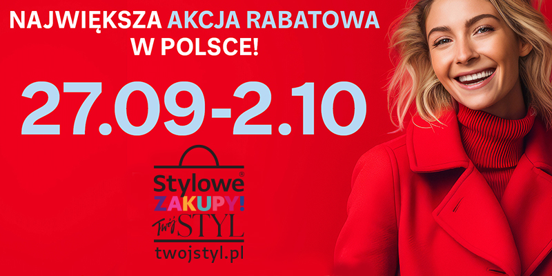 Stylowe Zakupy jesień 2023! Od 29 września do 4 października w TOSIA.pl