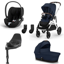 Cybex Gazelle S 4w1 Ocean Blue z fotelikiem Cloud T i-Size i bazą T